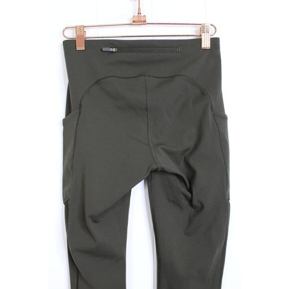 Lululemon Speed Up Tight Full-On Luxtreme 28" Dark Olive Size 4 - Picture 5 of 7